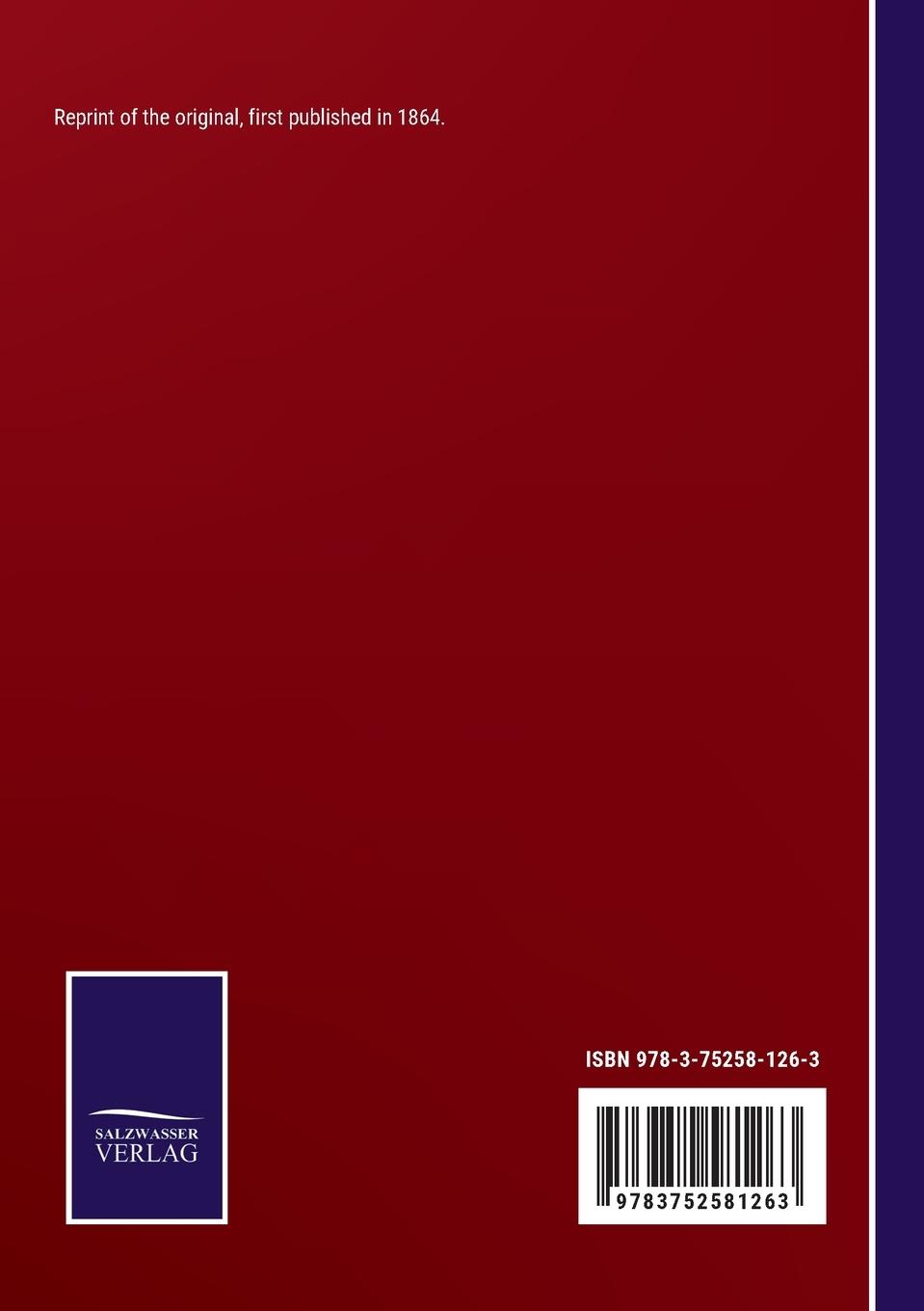 Rückseitencover A Manual of Chemical Analysis, Qualitative and Quantitative