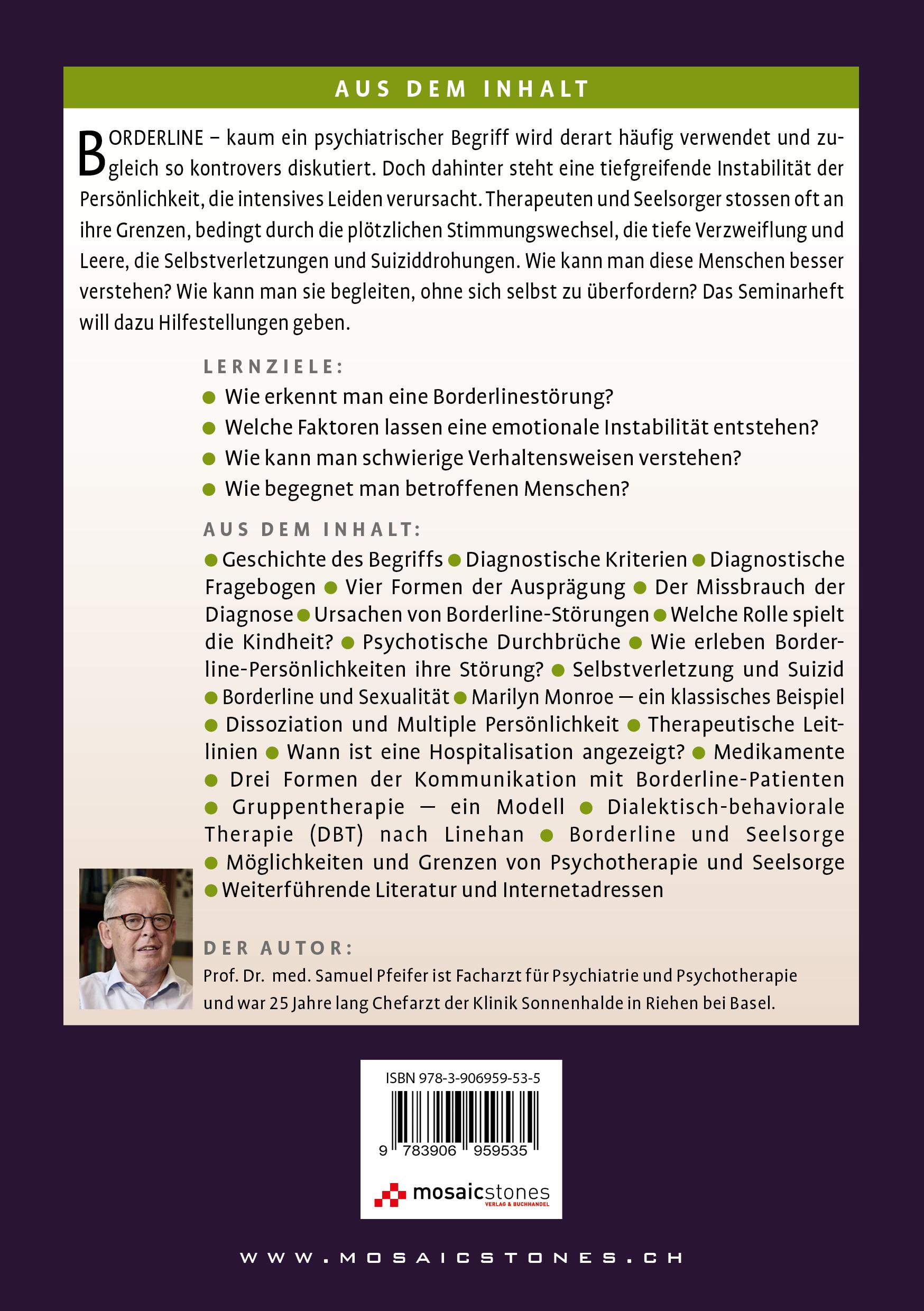 Rückseitencover Borderline