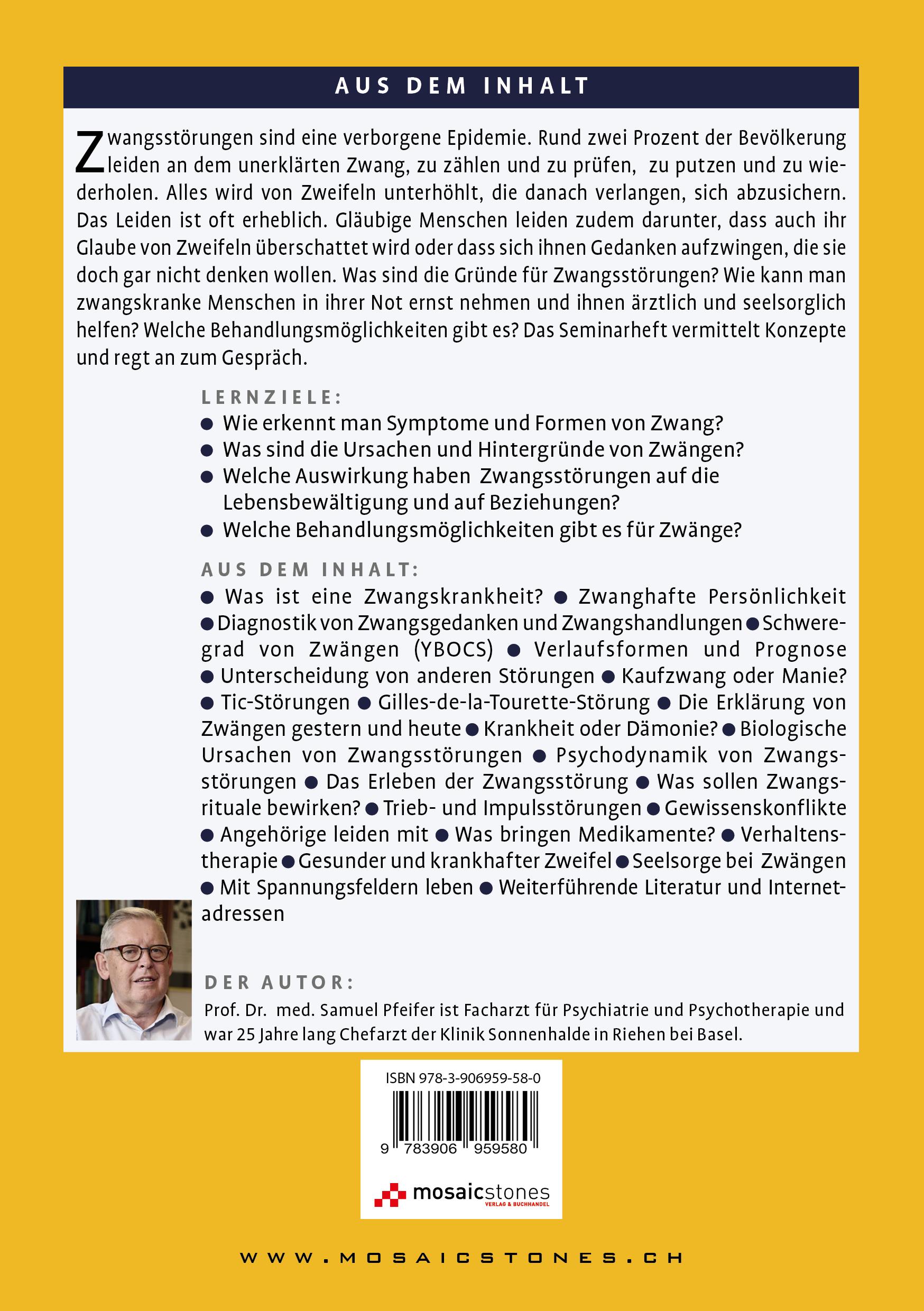 Rückseitencover Zwang und Zweifel