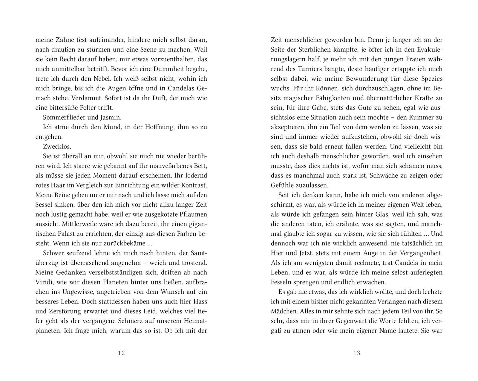 Beispielinhalt (Bild) Flame 3: Flammengold und Silberblut