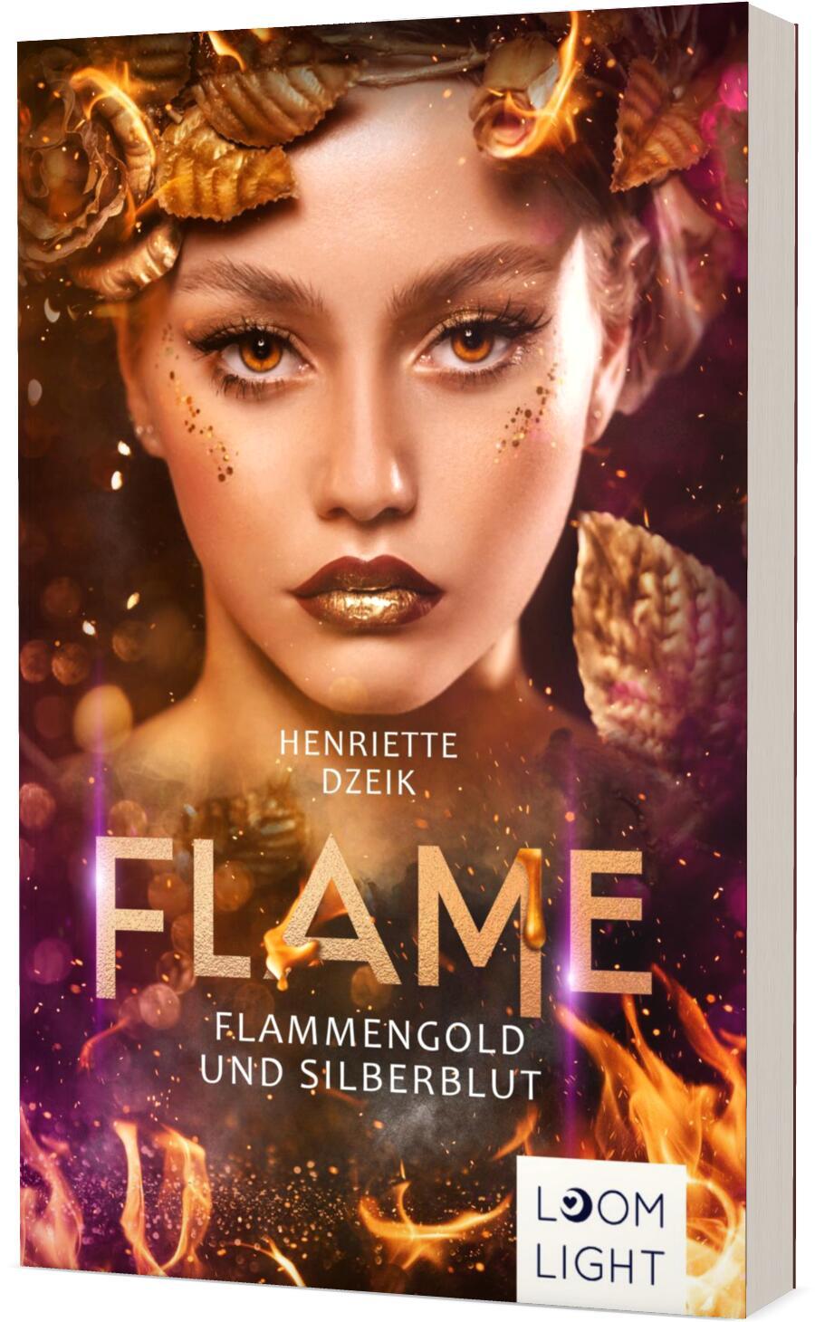 Vorderes Coverbild Flame 3: Flammengold und Silberblut