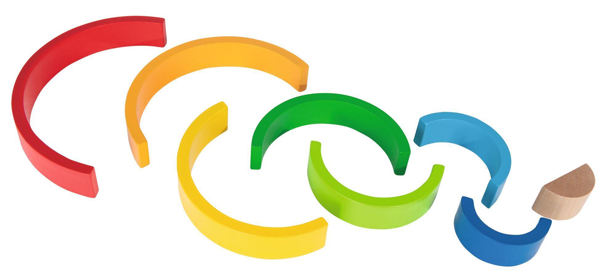 Beispielinhalt (Bild) Eichhorn Regenbogen