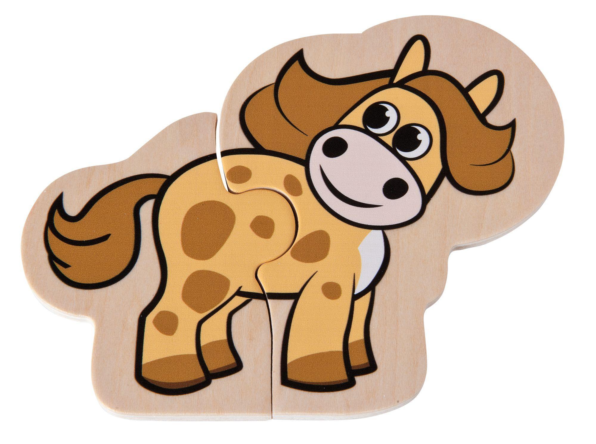 Beispielinhalt (Bild) Eichhorn Tierpuzzle 16-tlg.