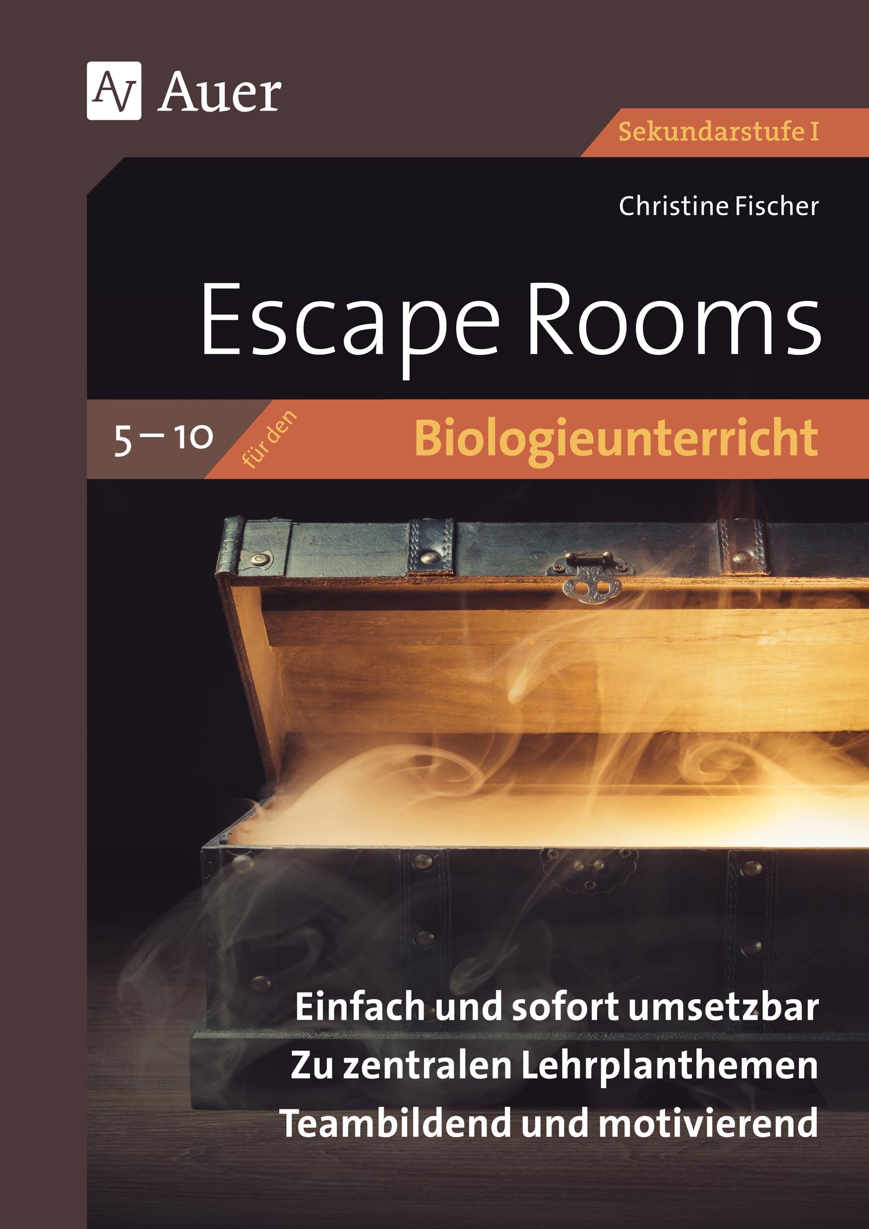 Vorderes Coverbild Escape Rooms für den Biologieunterricht 5-10
