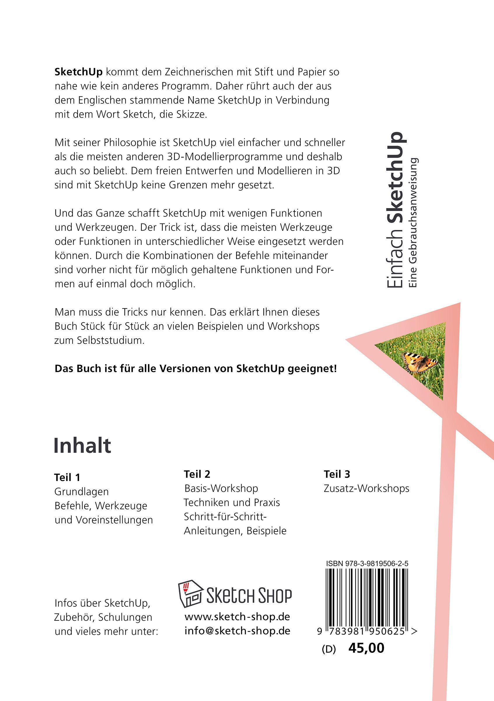 Beispielinhalt (Bild) Einfach SketchUp - Eine Gebrauchsanweisung