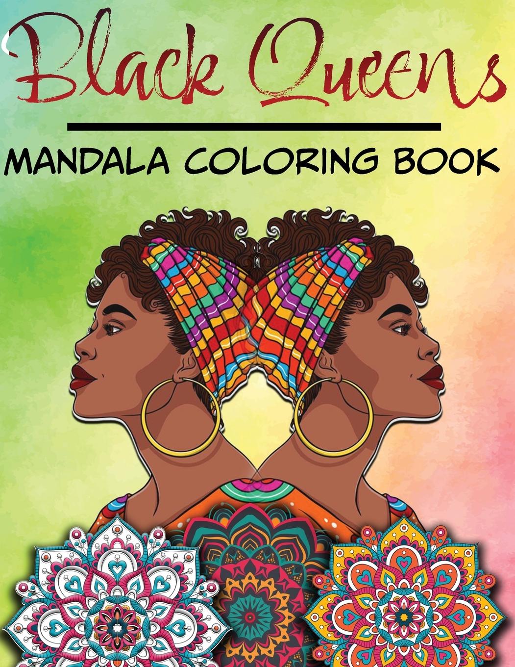 Vorderes Coverbild Black Queens - Mandala Coloring Book
