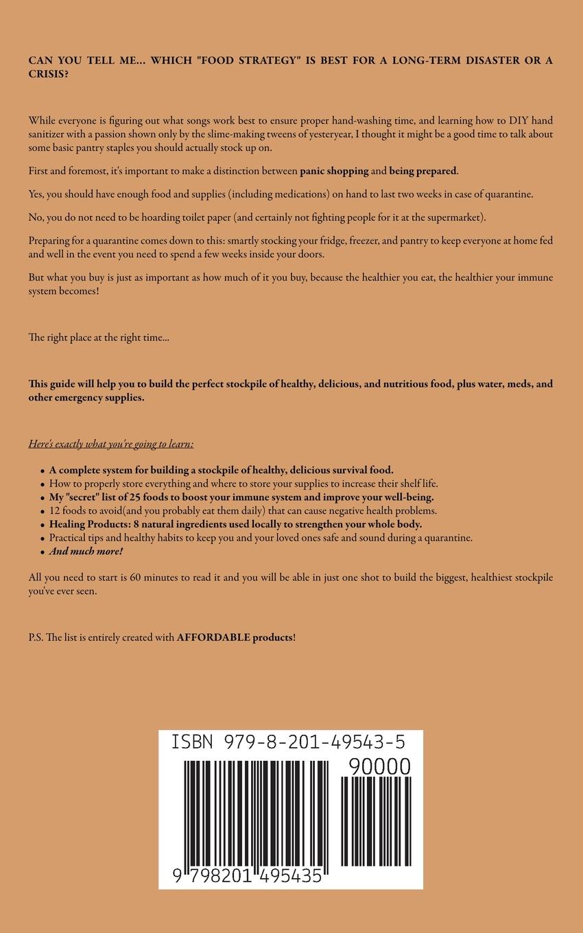 Rückseitencover Survival Foods To Stockpile