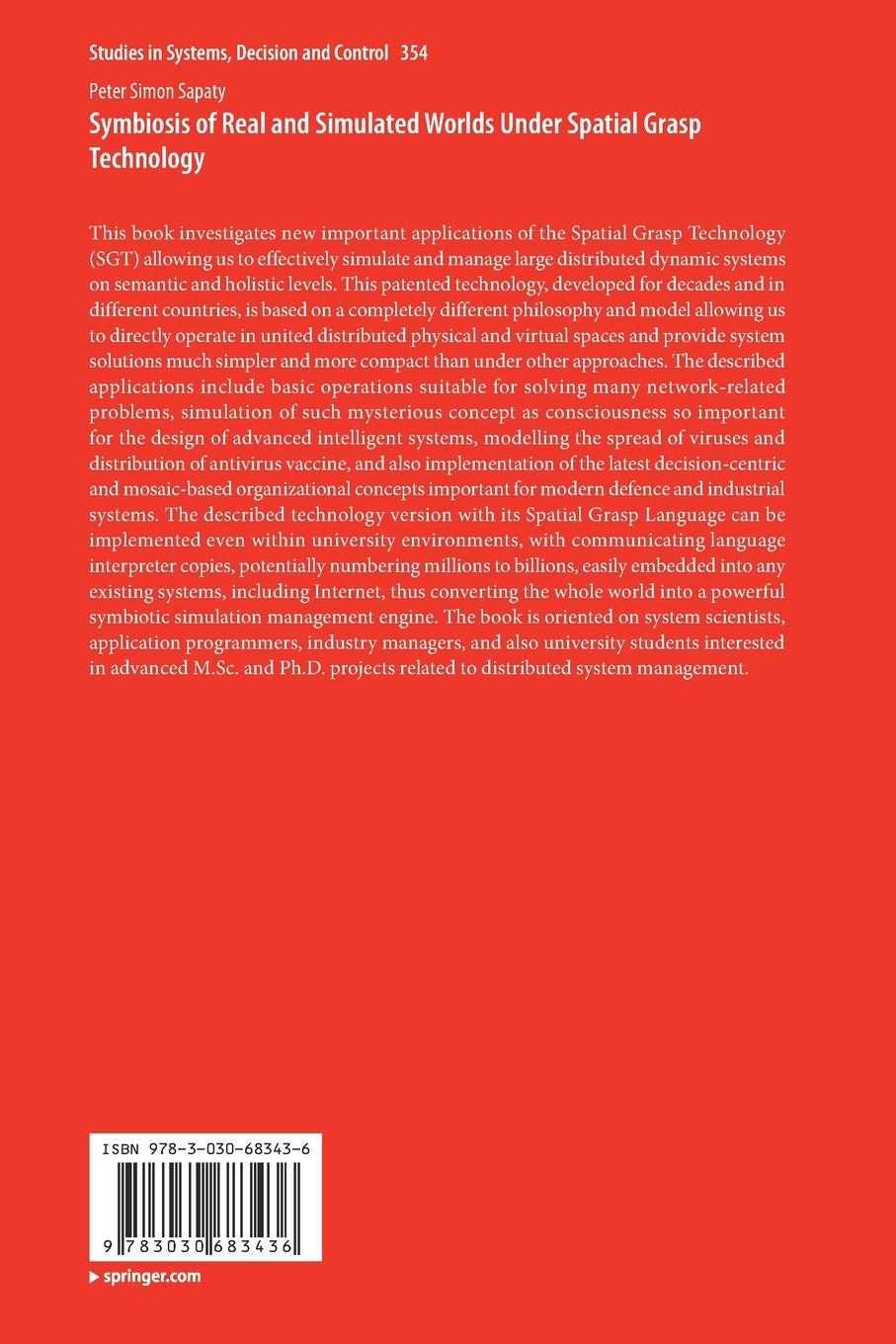 Rückseitencover Symbiosis of Real and Simulated Worlds Under Spatial Grasp Technology