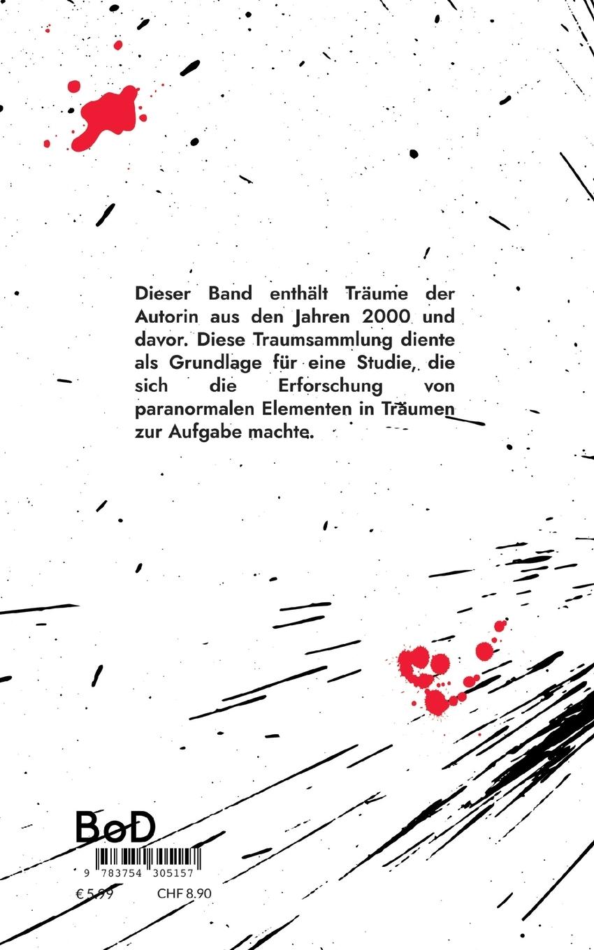 Rückseitencover Meine präkognitiven Träume 2000 und davor