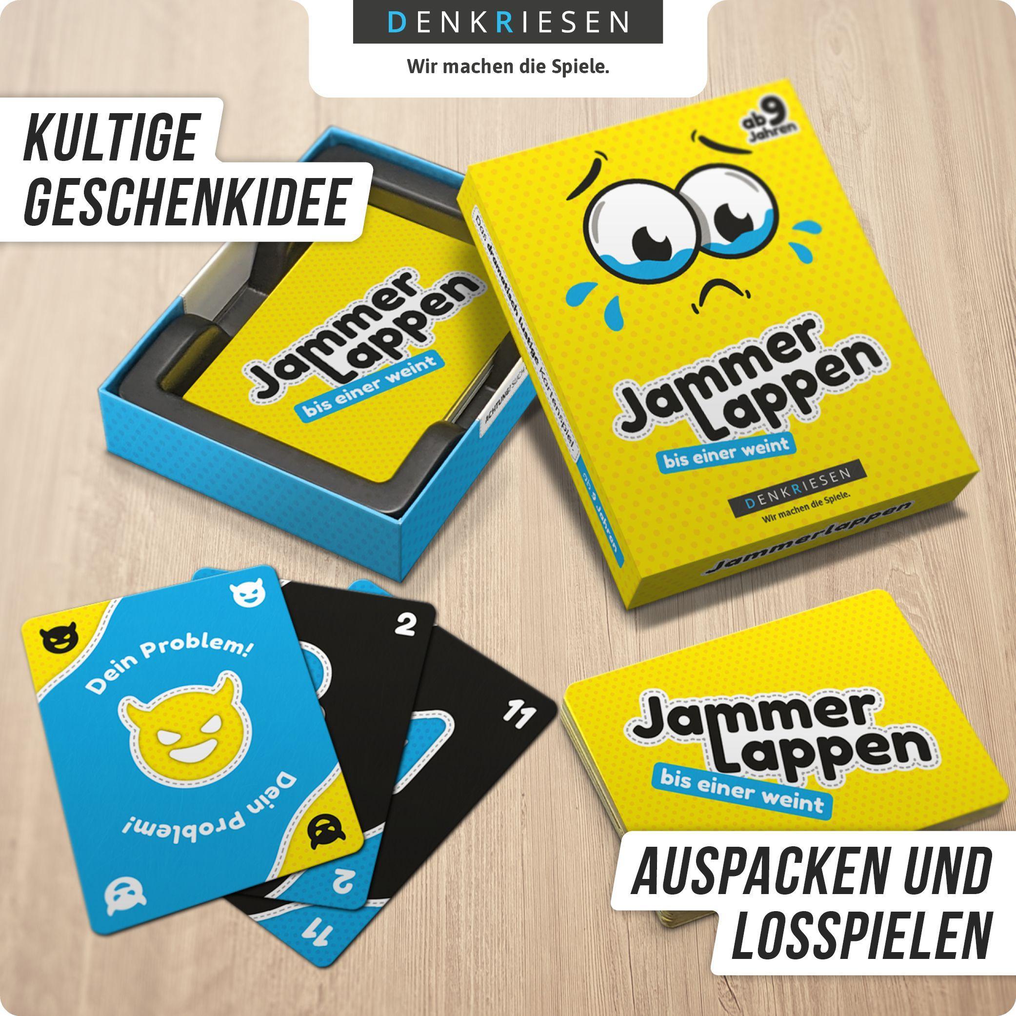 Beispielinhalt (Bild) JAMMERLAPPEN® - Das dramatisch lustige Kartenspiel - "bis einer weint"