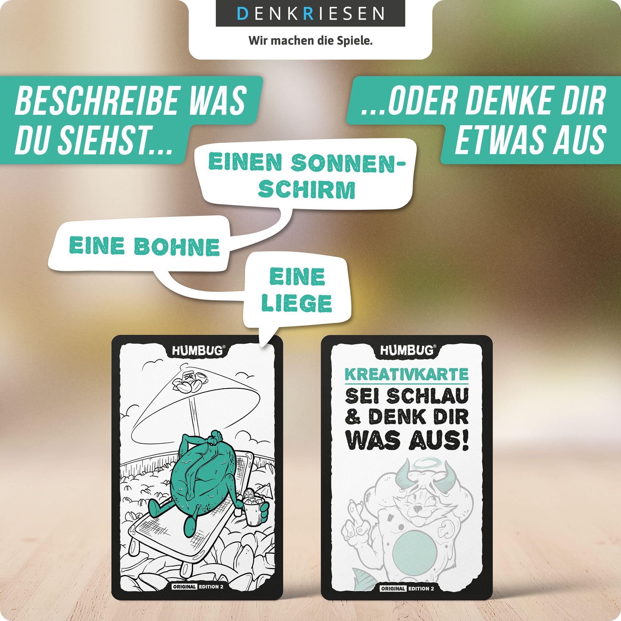 Beispielinhalt (Bild) HUMBUG Original Edition Nr. 2 - Das zweifelhafte Kartenspiel