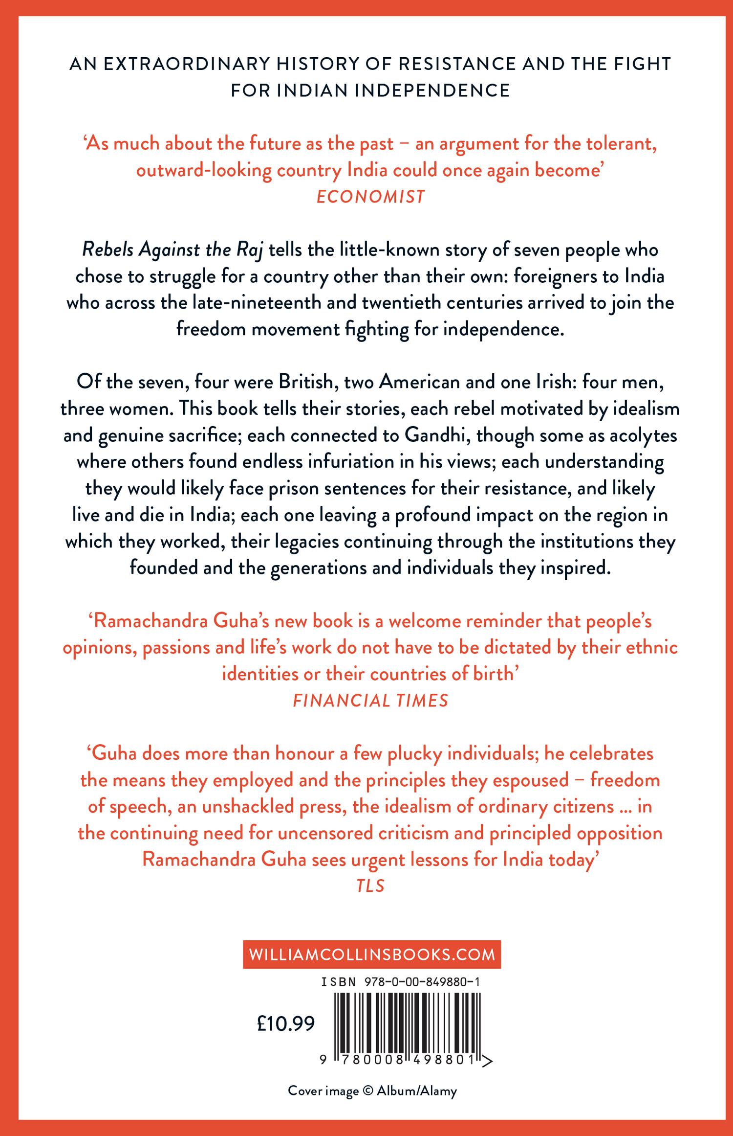 Rückseitencover Rebels Against the Raj