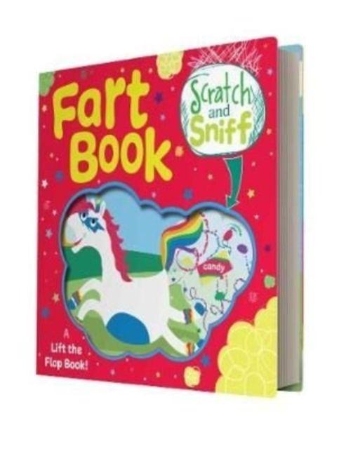 Vorderes Coverbild Scratch and Sniff Fart book Unicorn