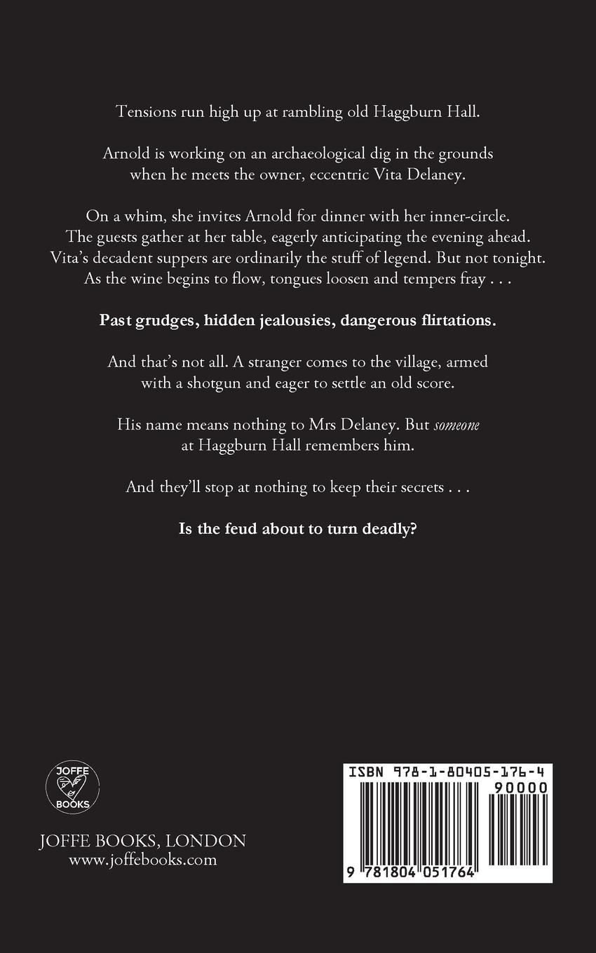 Rückseitencover MURDER AT HAGGBURN HALL an addictive crime mystery full of twists