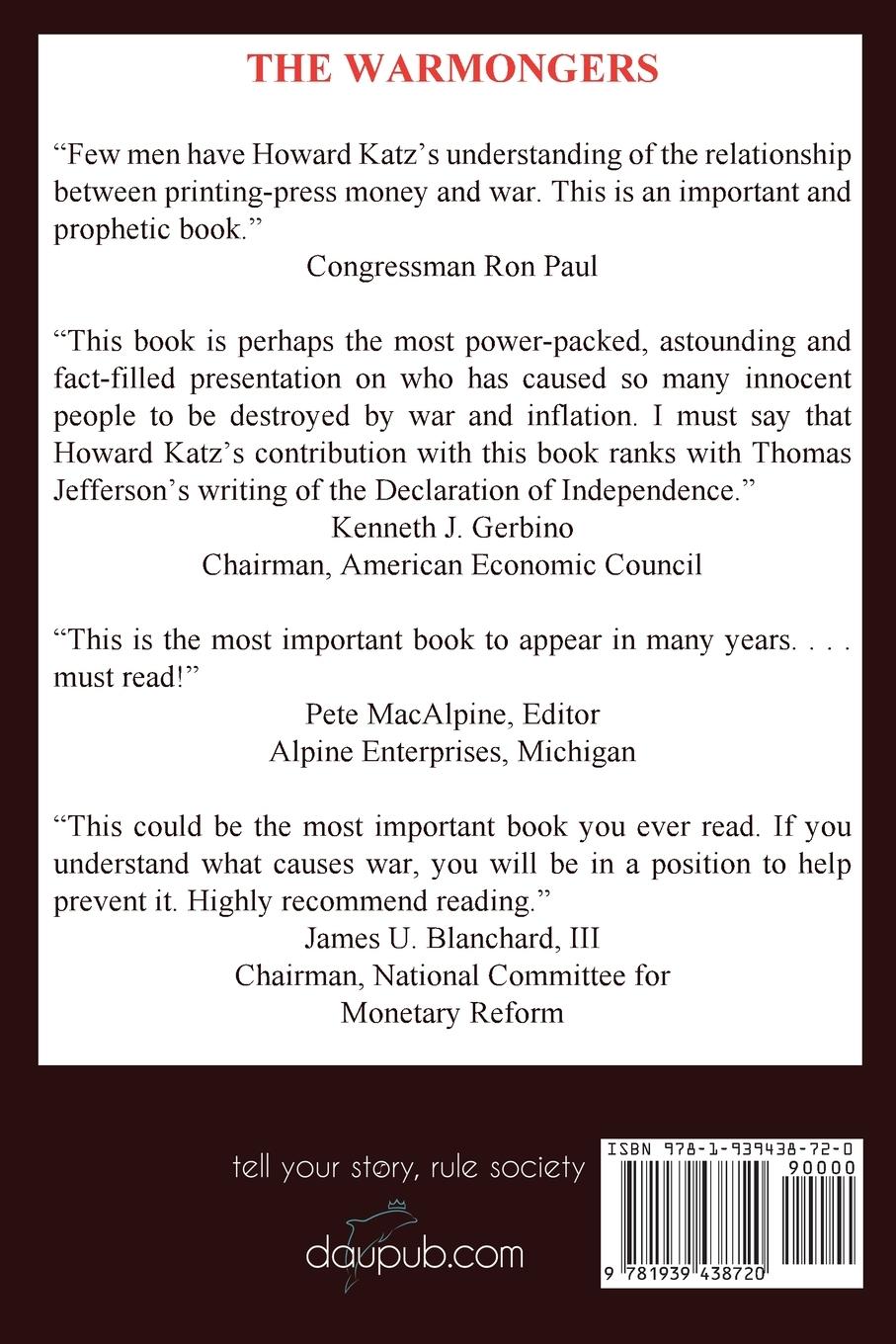 Rückseitencover The Warmongers
