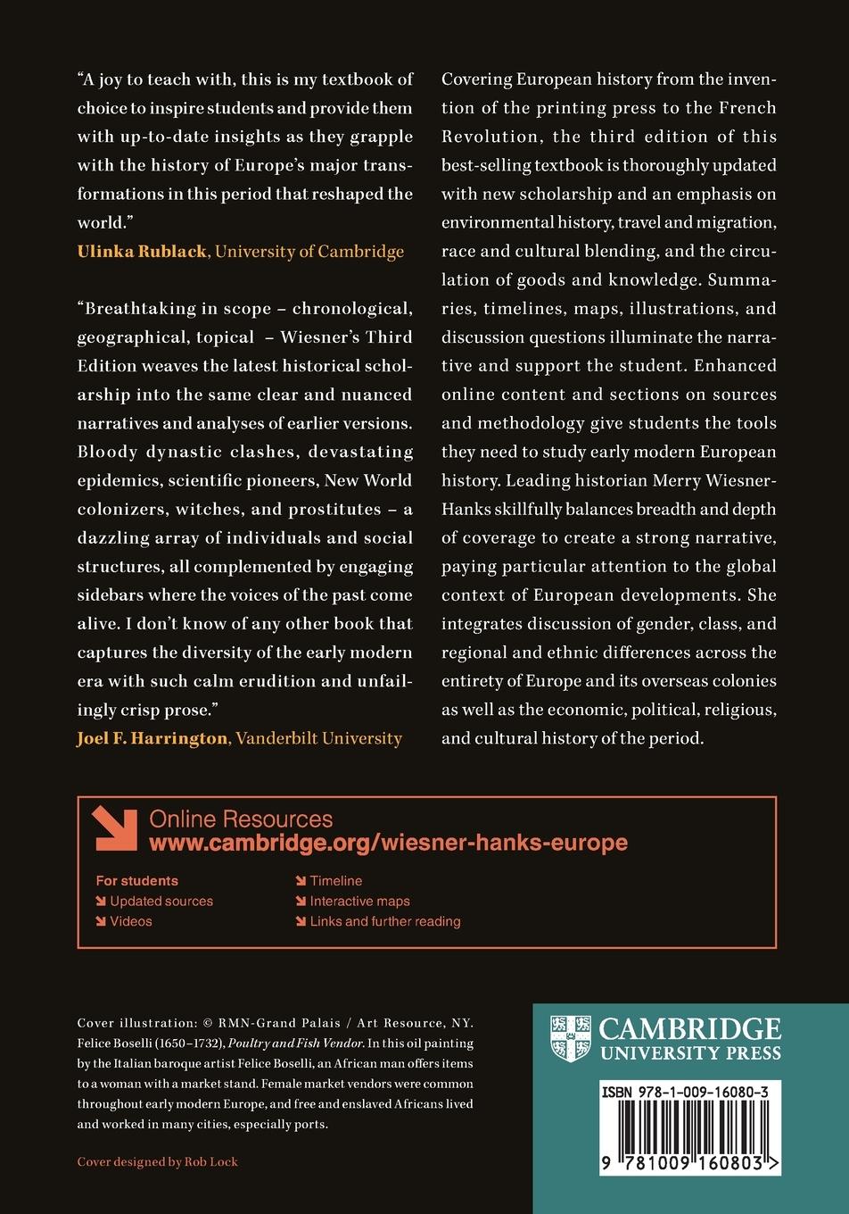 Rückseitencover Early Modern Europe, 1450-1789