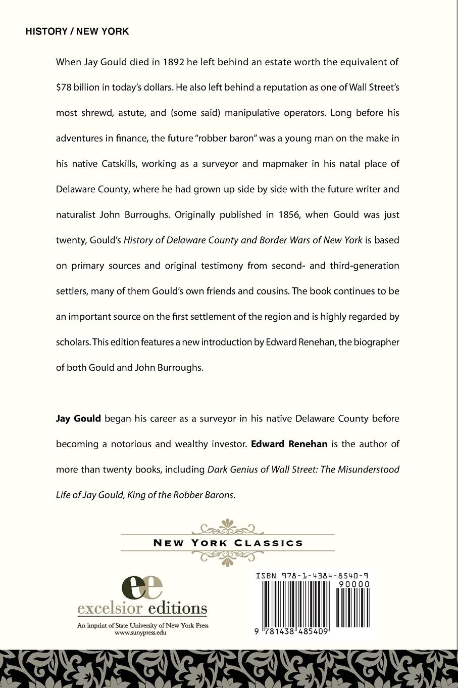 Rückseitencover History of Delaware County and Border Wars of New York