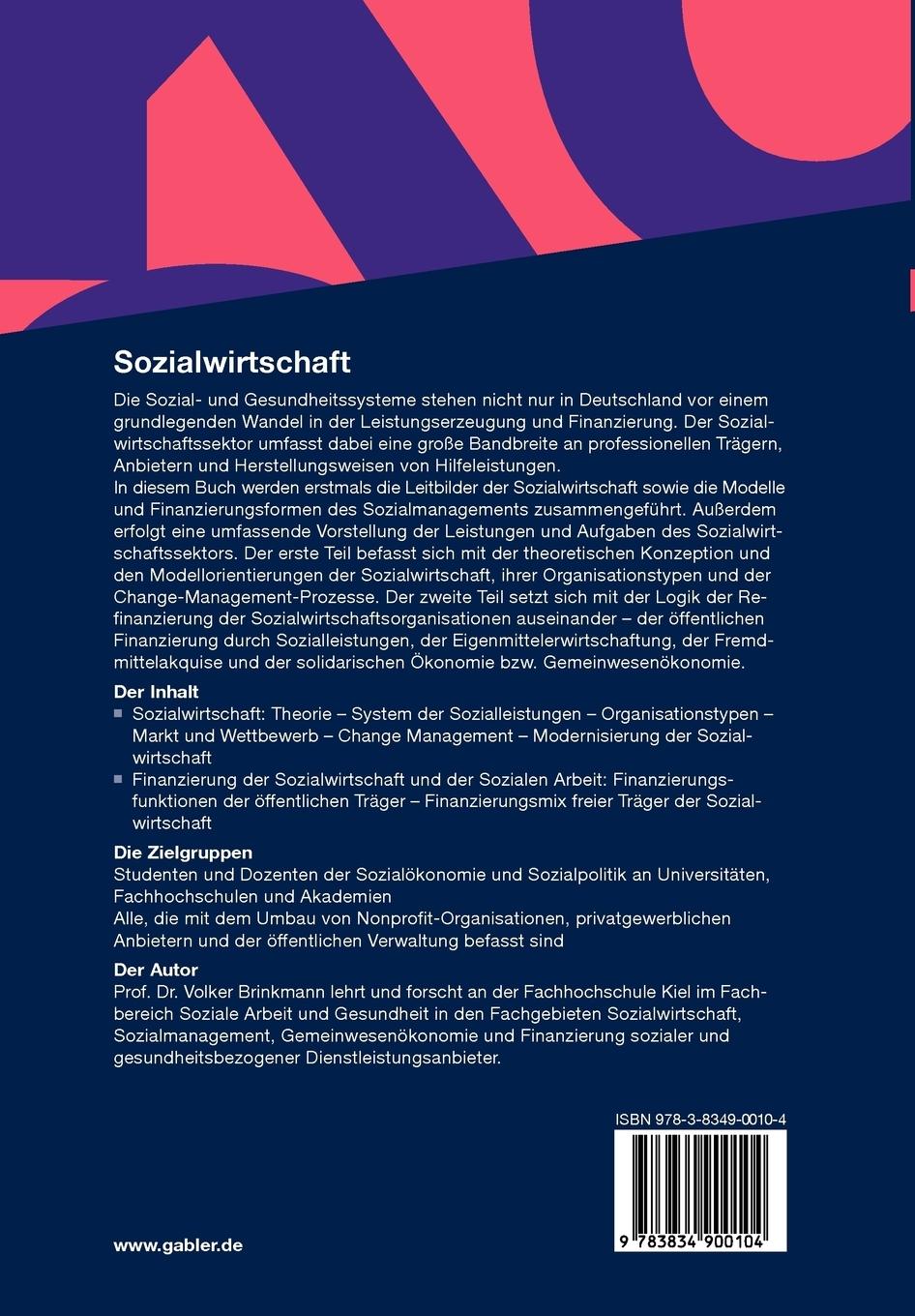 Rückseitencover Sozialwirtschaft