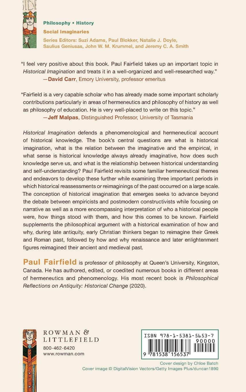 Rückseitencover Historical Imagination