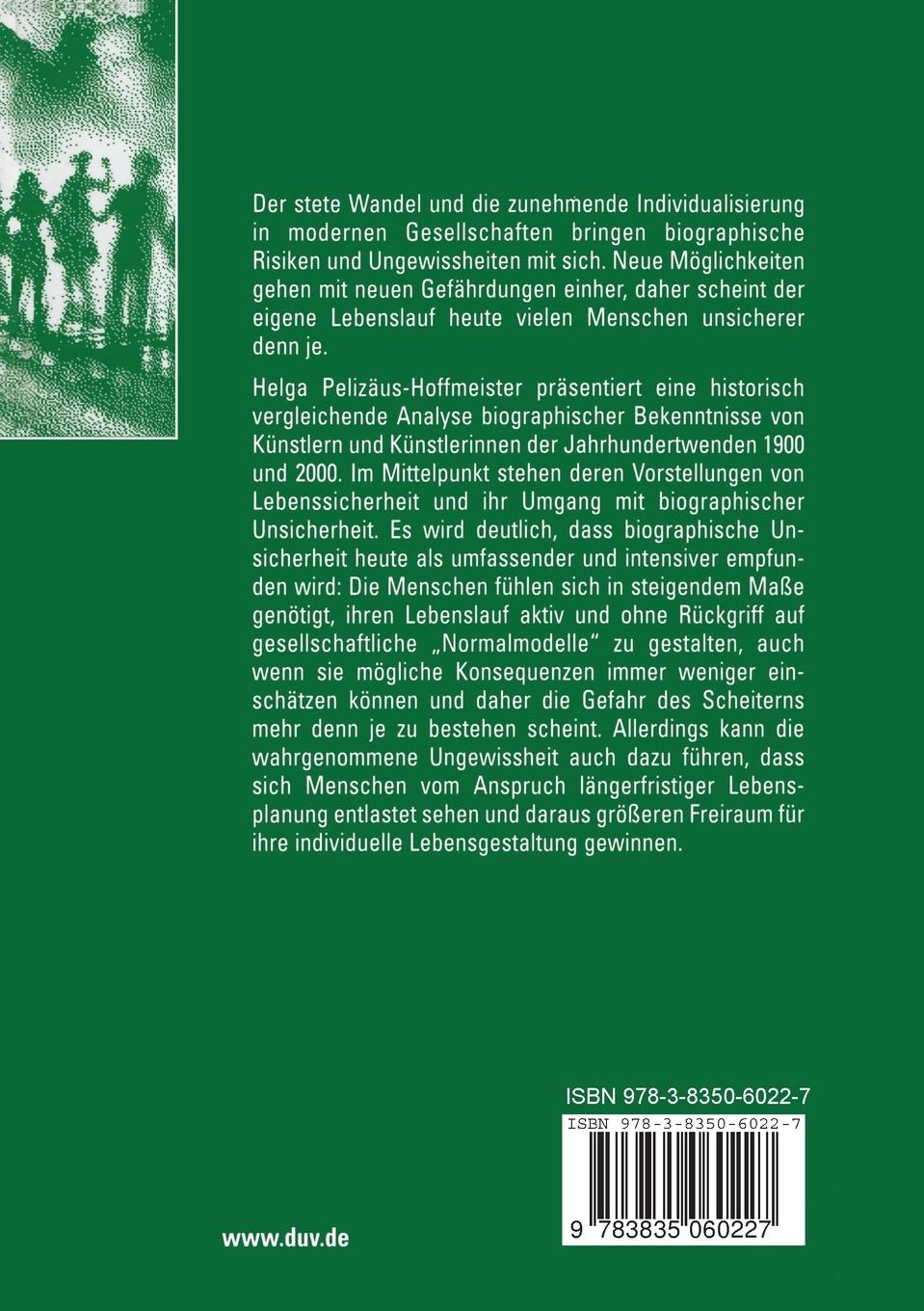 Rückseitencover Biographische Sicherheit im Wandel?