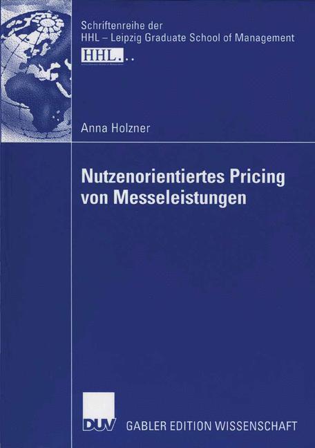 Vorderes Coverbild Nutzenorientiertes Pricing von Messeleistungen