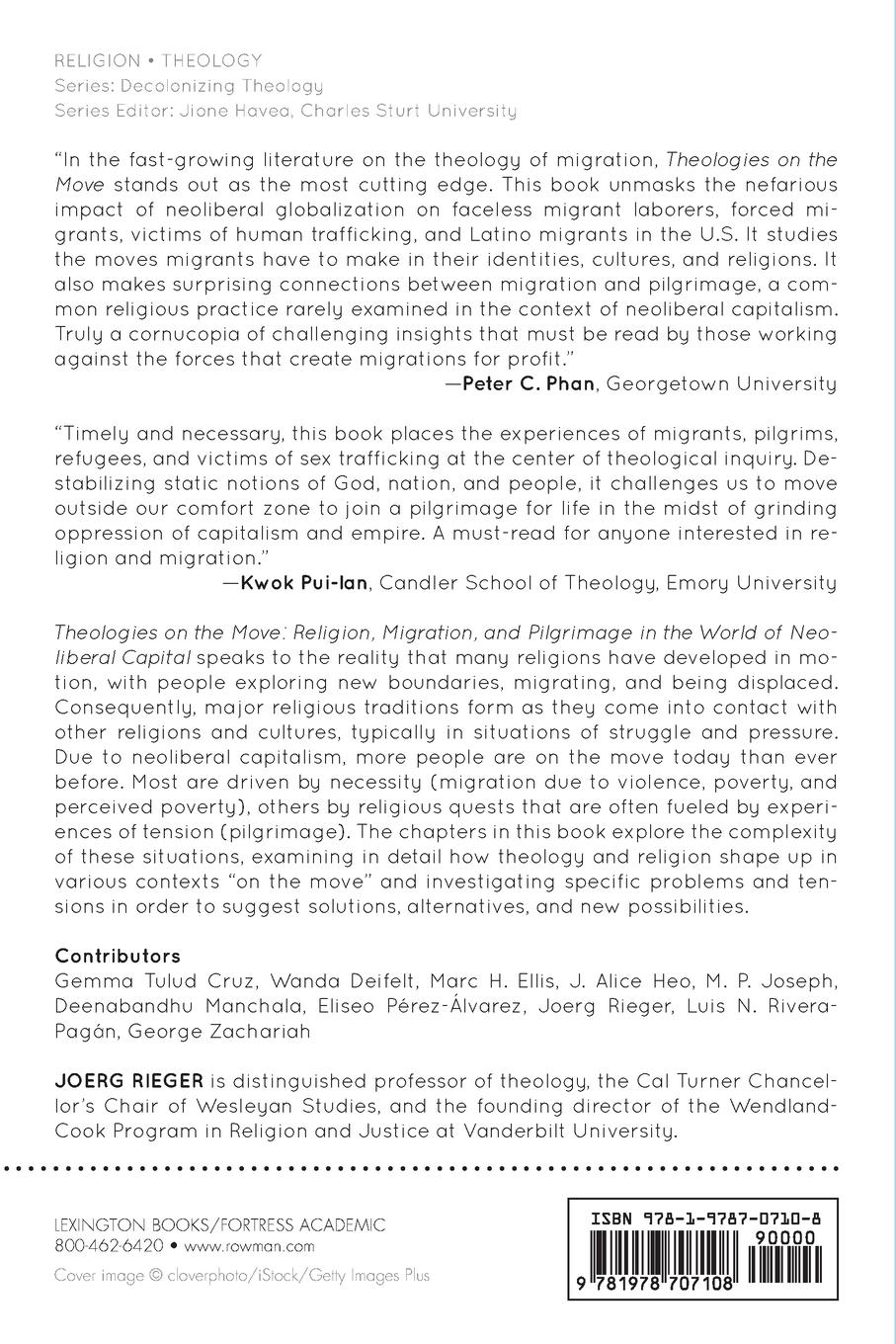 Rückseitencover Theologies on the Move