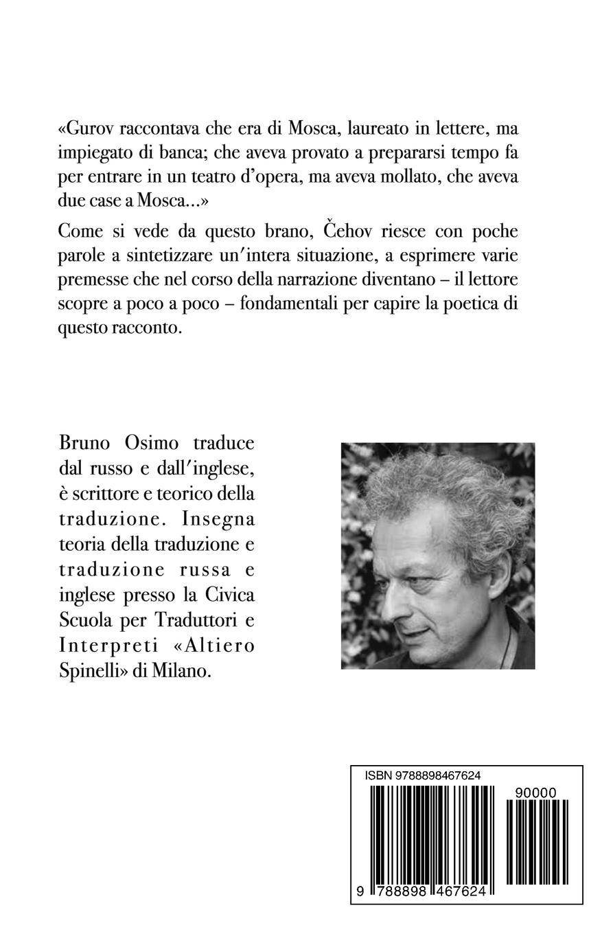 Rückseitencover Dama con cagnolino - racconto