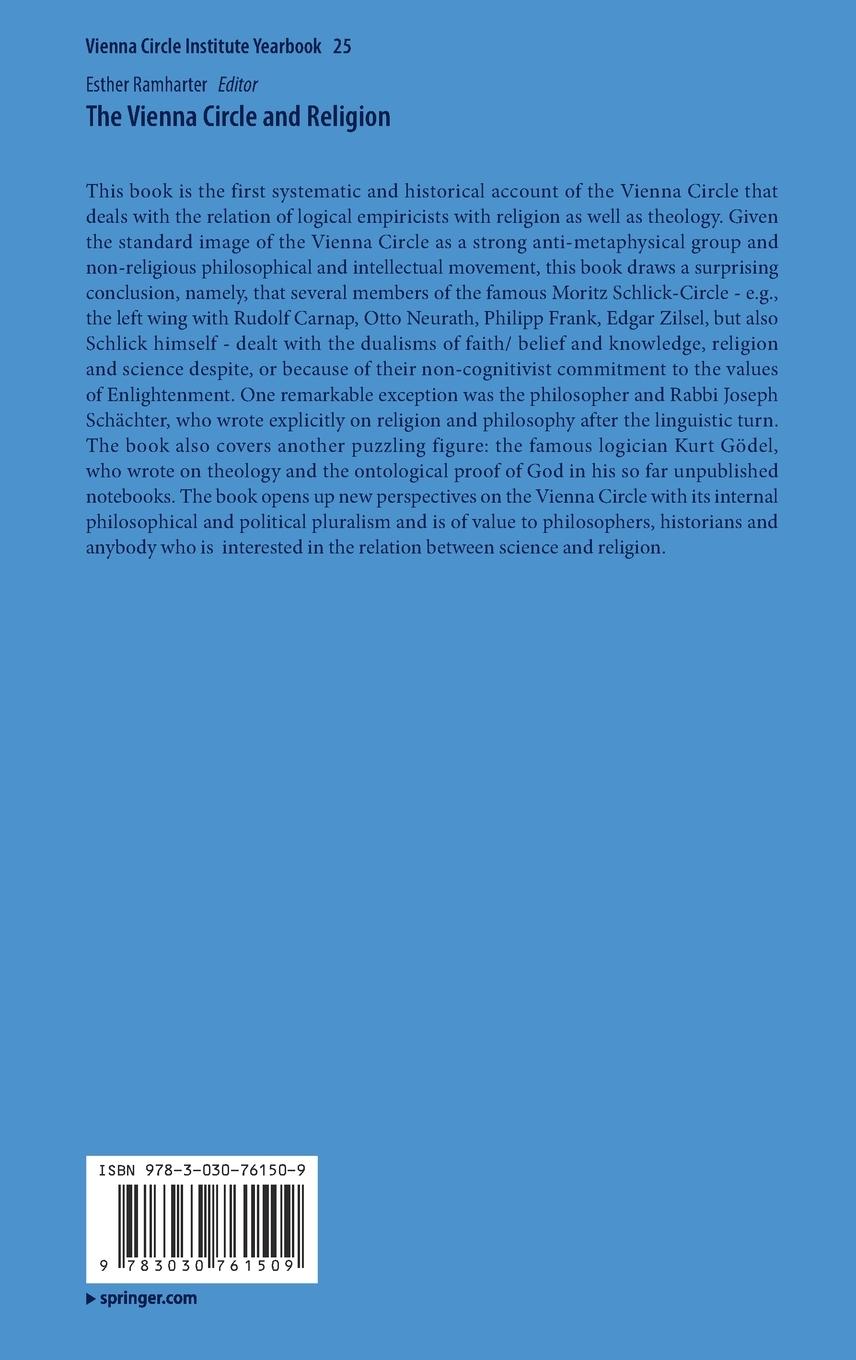 Rückseitencover The Vienna Circle and Religion