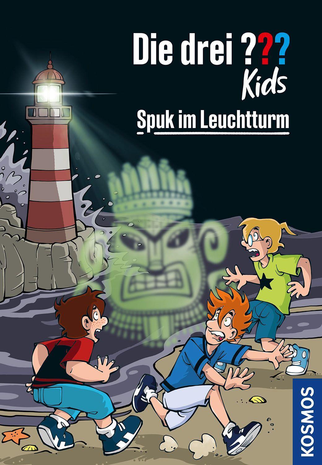 Vorderes Coverbild Die drei ??? Kids, 92, Spuk im Leuchtturm