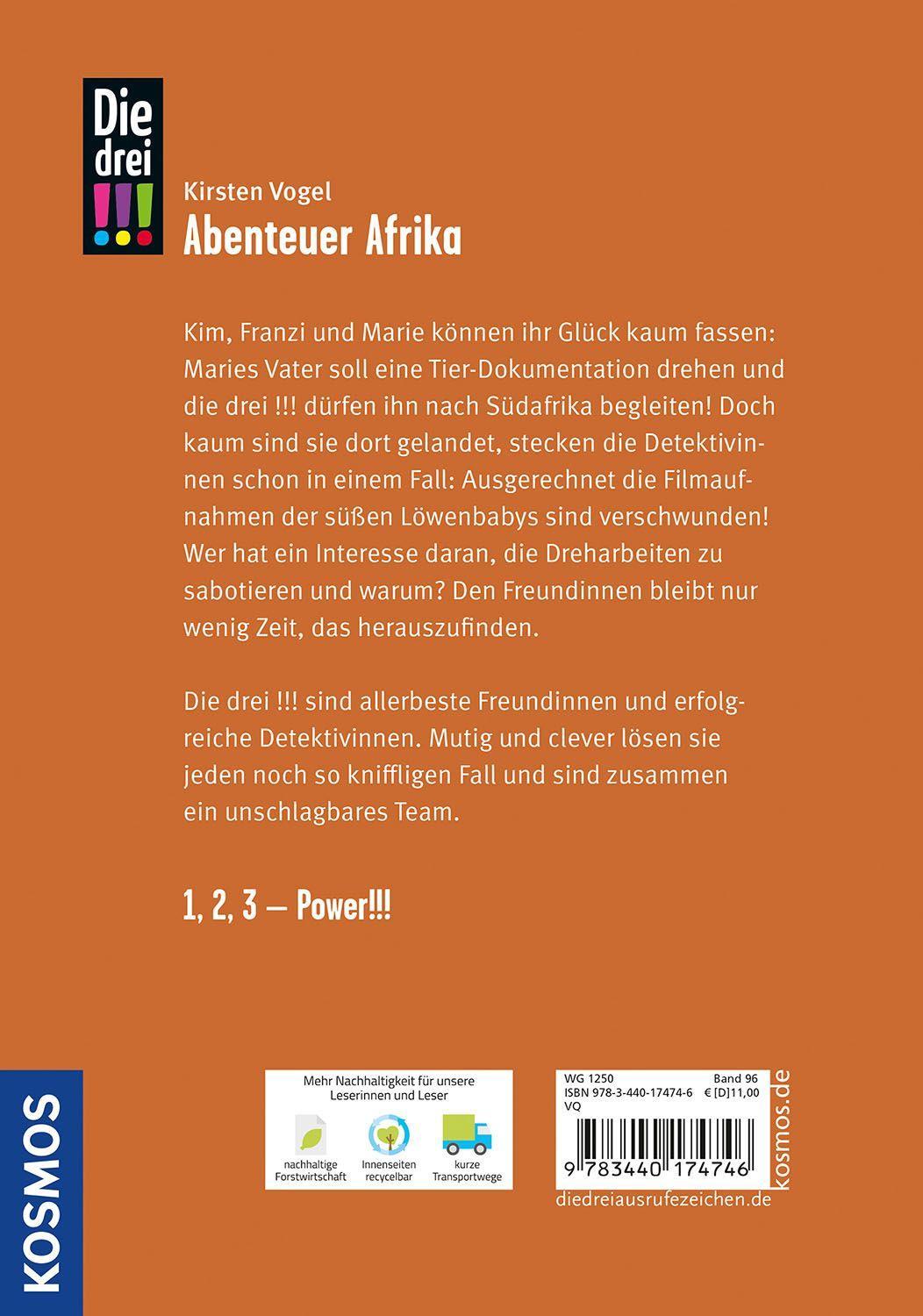 Beispielinhalt (Bild) Die drei !!!, 96, Abenteuer Afrika