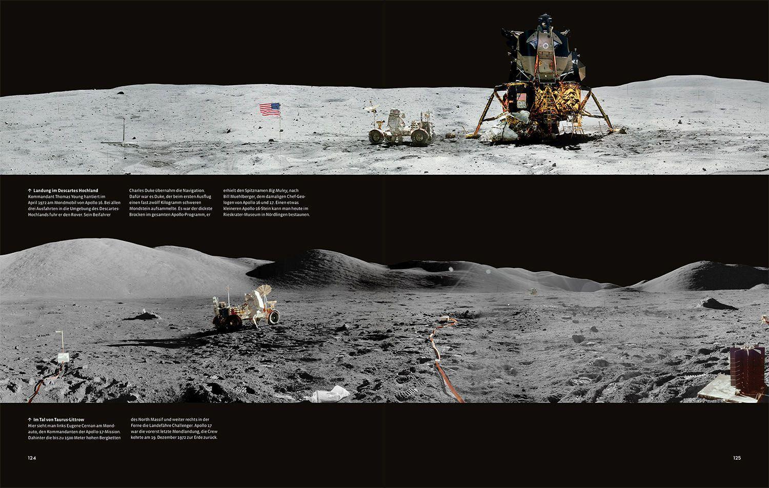 Beispielinhalt (Bild) Mond-Landschaften
