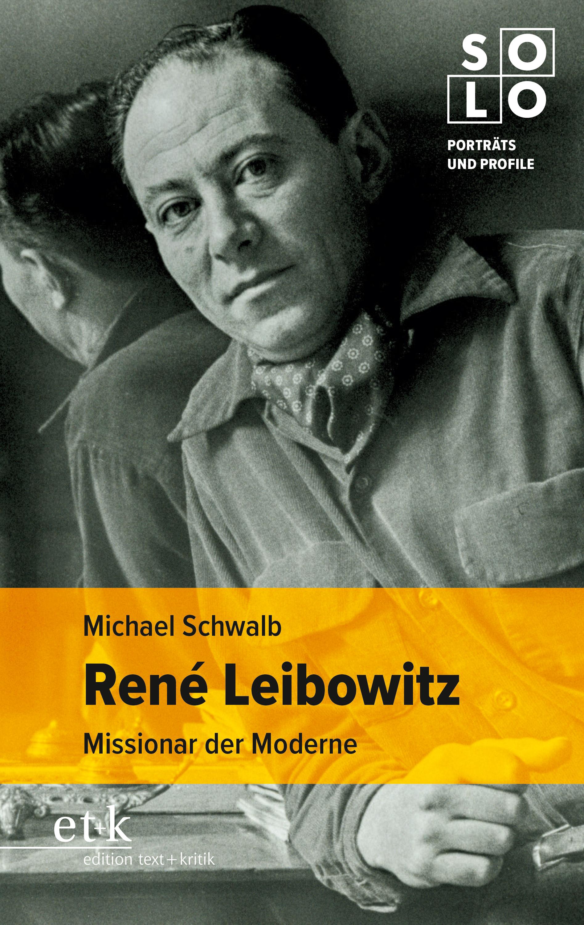 Vorderes Coverbild René Leibowitz