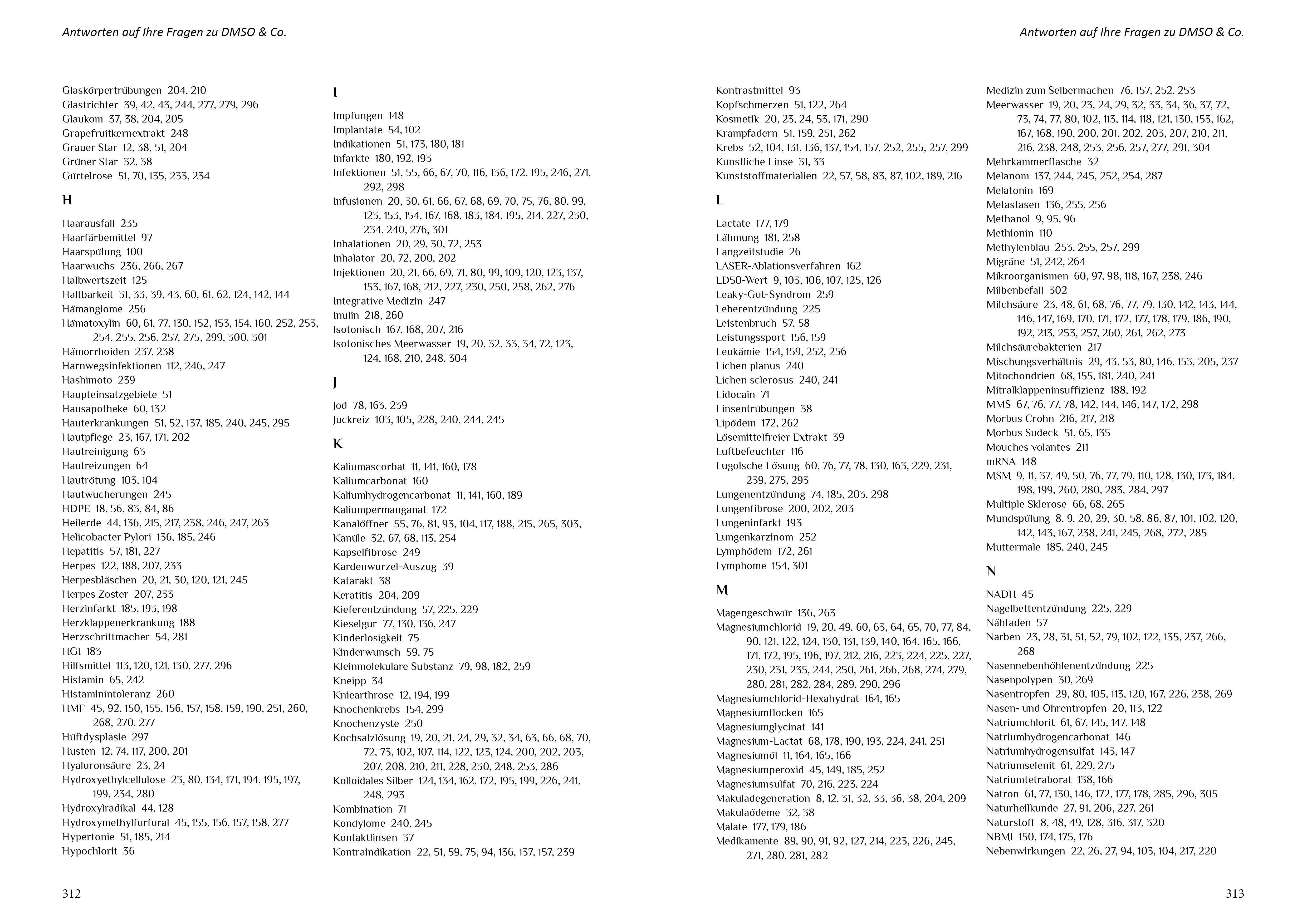 Beispielinhalt (Bild) Antworten auf Ihre Fragen zu DMSO & Co.