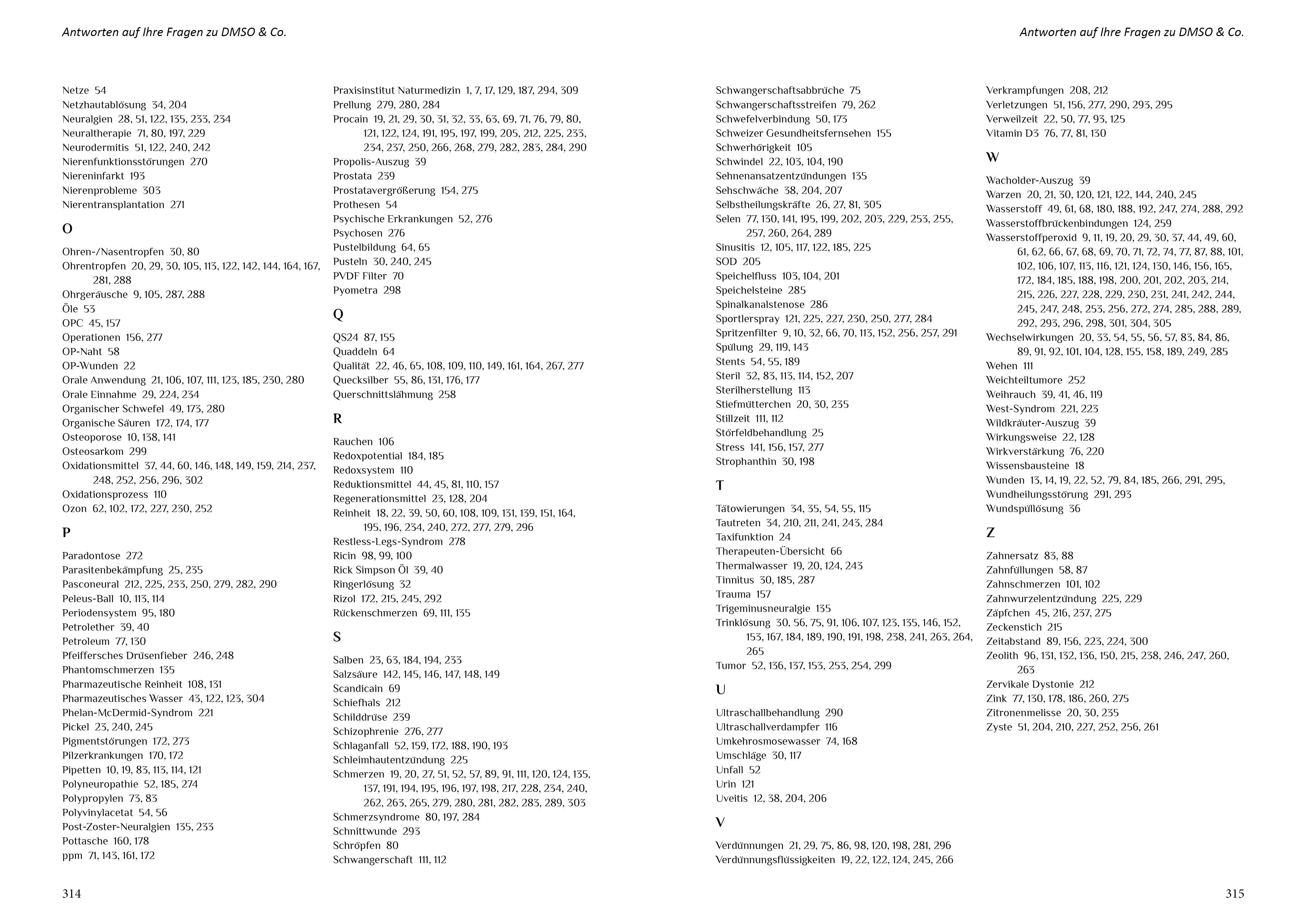 Beispielinhalt (Bild) Antworten auf Ihre Fragen zu DMSO & Co.