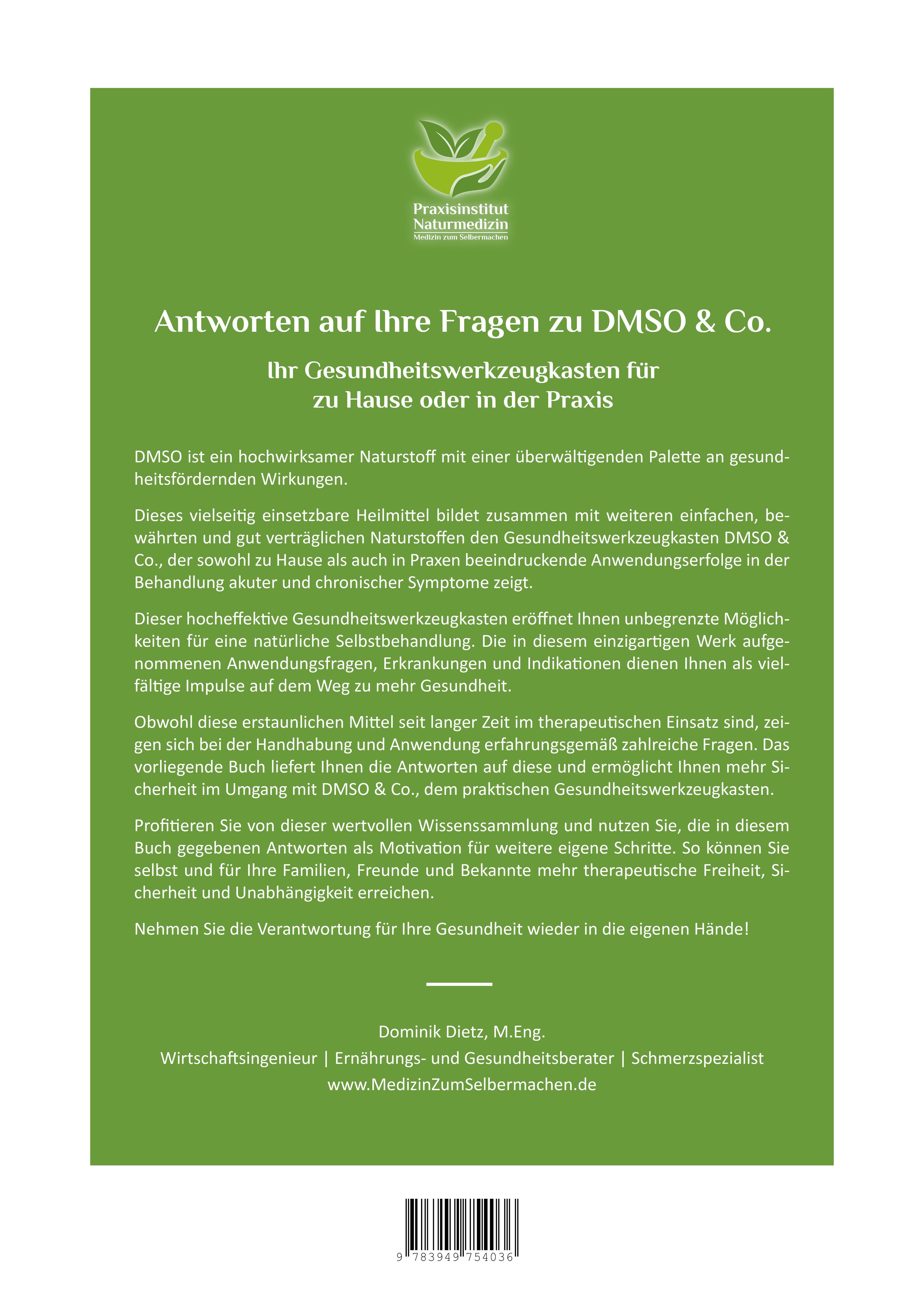 Beispielinhalt (Bild) Antworten auf Ihre Fragen zu DMSO & Co.
