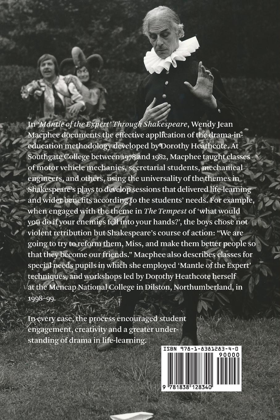 Rückseitencover 'Mantle of the Expert' Through Shakespeare