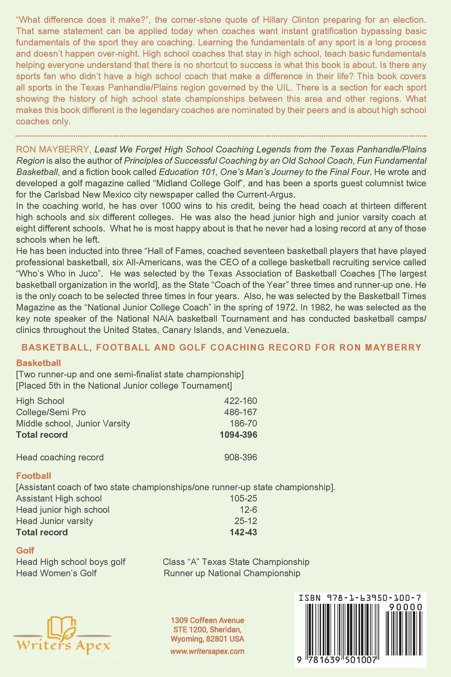 Rückseitencover Least We Forget