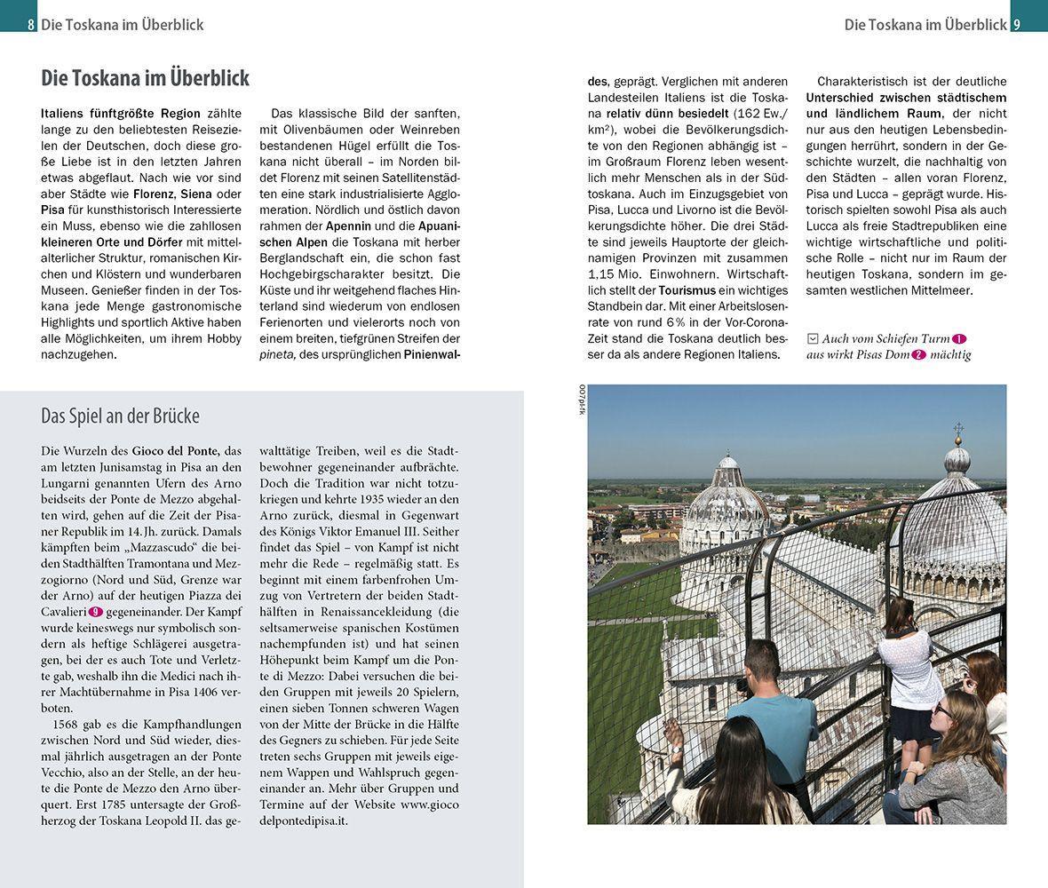 Beispielinhalt (Bild) Reise Know-How CityTrip Pisa, Lucca, Livorno