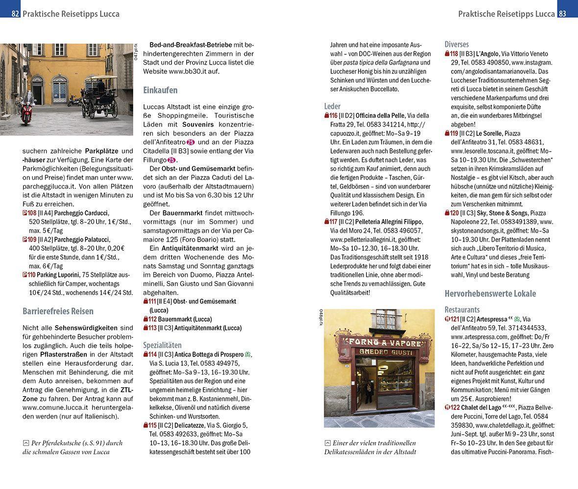 Beispielinhalt (Bild) Reise Know-How CityTrip Pisa, Lucca, Livorno