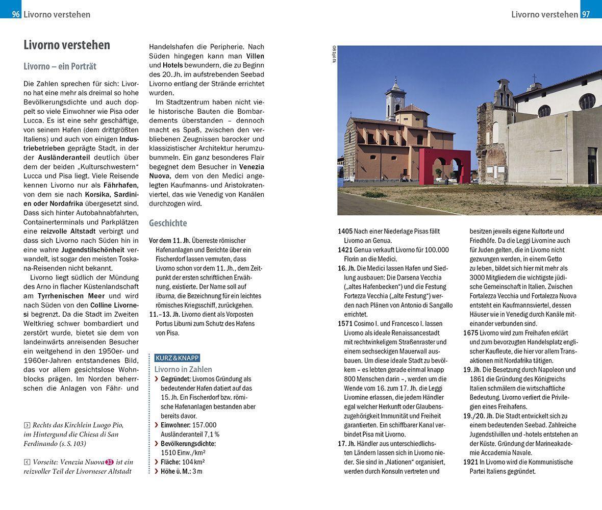 Beispielinhalt (Bild) Reise Know-How CityTrip Pisa, Lucca, Livorno