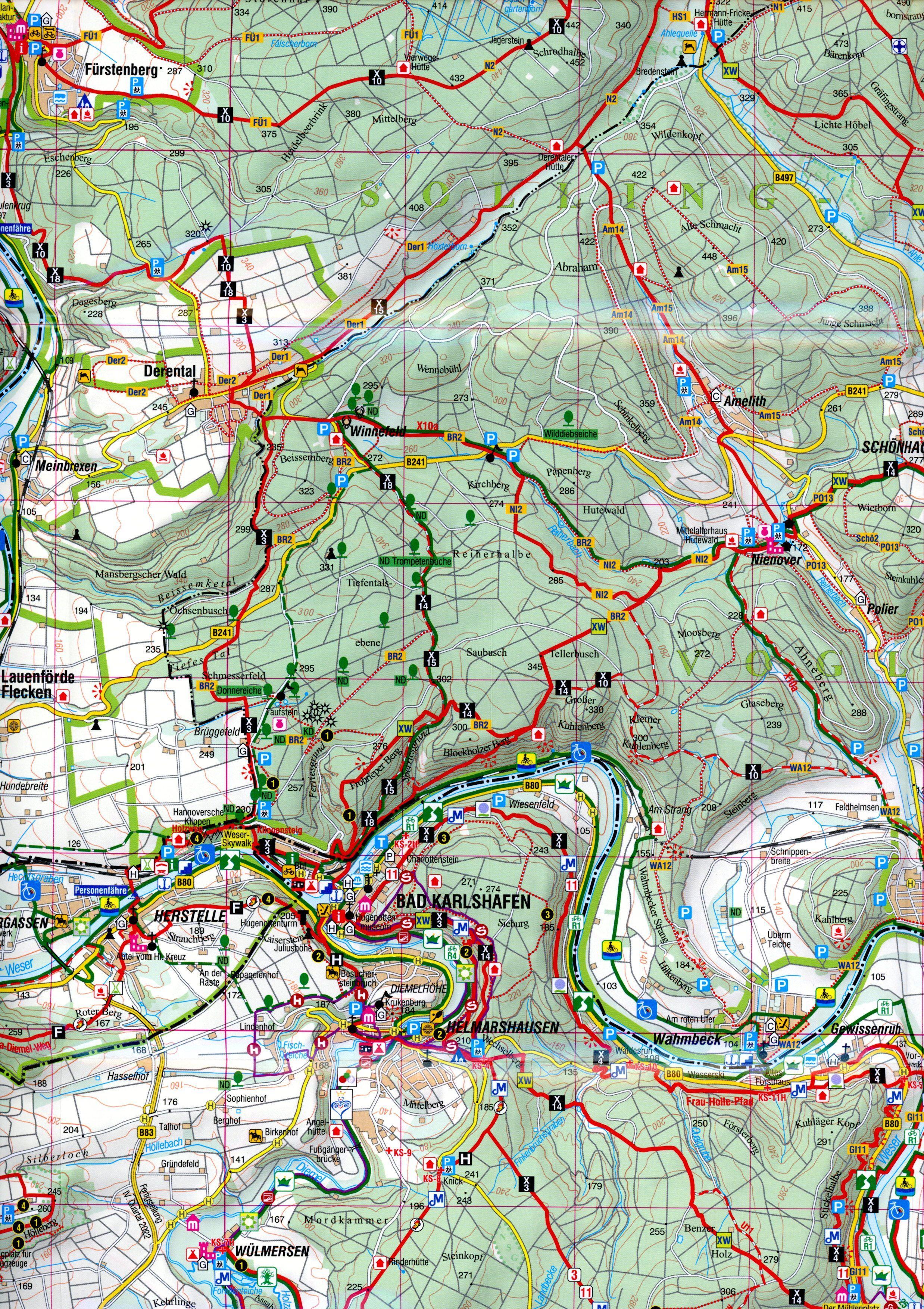 Beispielinhalt (Bild) Bad Karlshafen 1 : 50 000