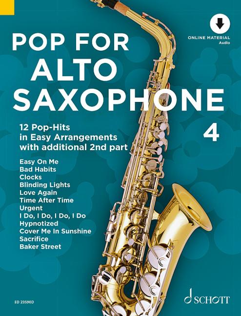 Vorderes Coverbild Pop For Saxophone 4