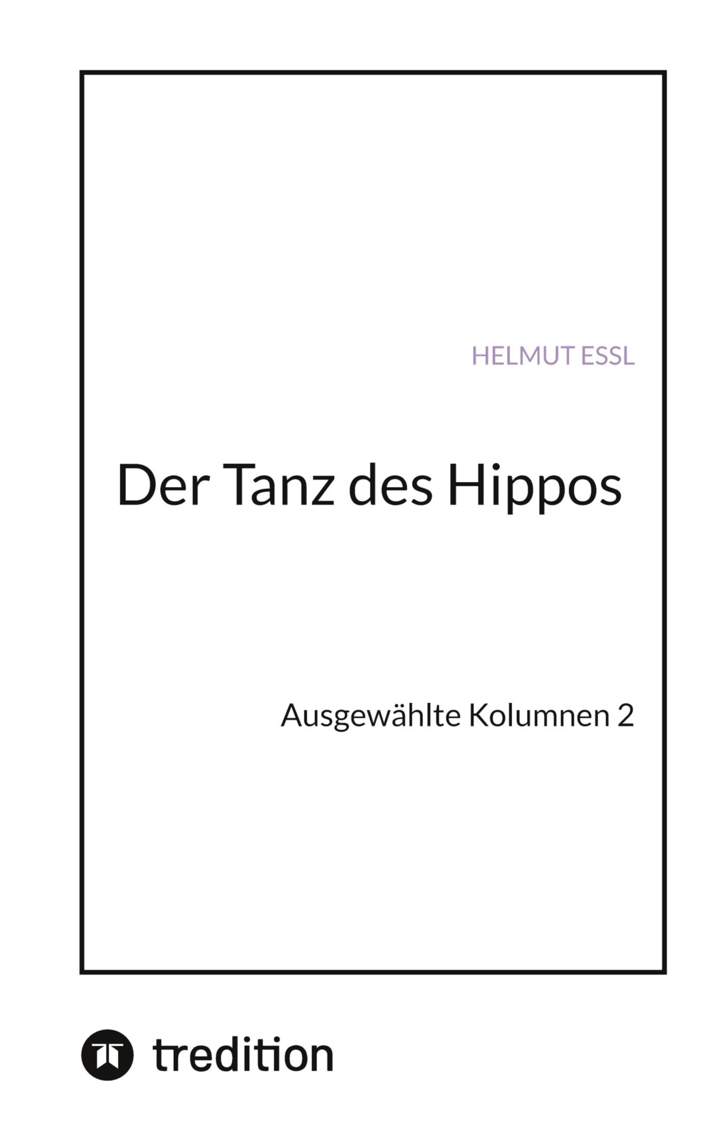 Vorderes Coverbild Der Tanz des Hippos