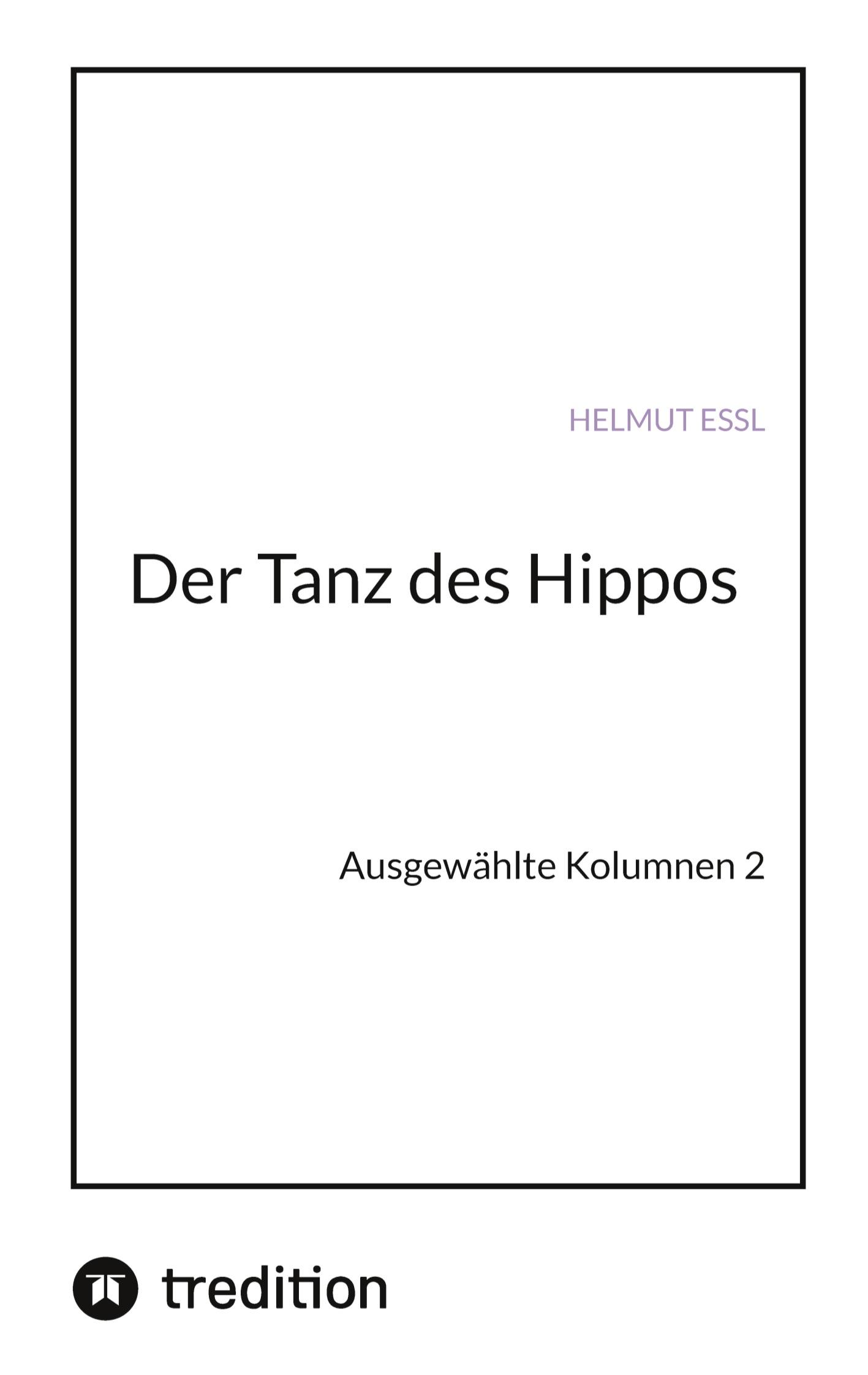 Vorderes Coverbild Der Tanz des Hippos