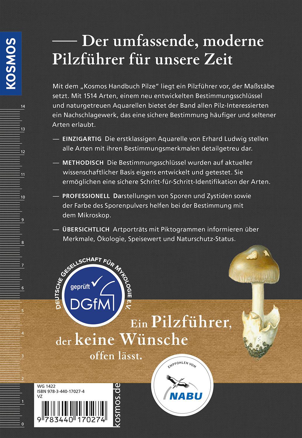 Beispielinhalt (Bild) Das Kosmos-Handbuch Pilze