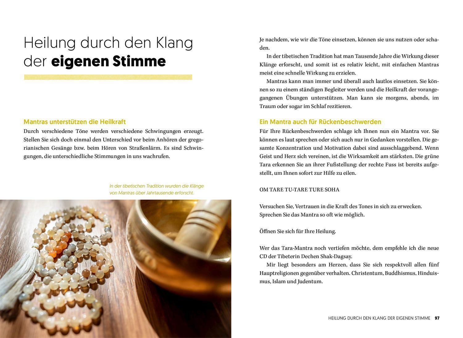 Beispielinhalt (Bild) Das Rücken-Heilbuch