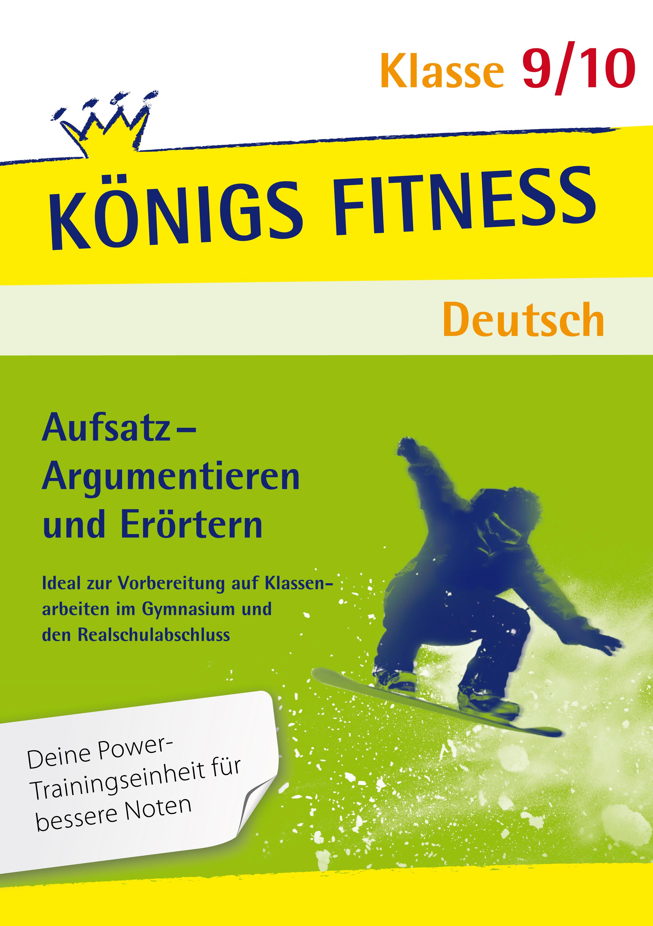 Vorderes Coverbild Aufsatz - Argumentieren und Erörtern Deutsch 9./10. Klasse