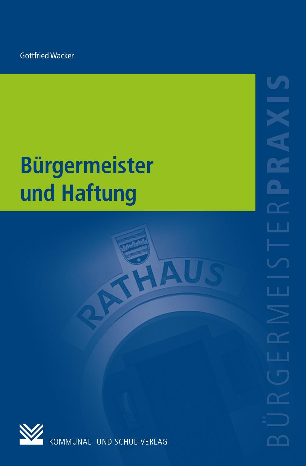 Vorderes Coverbild Bürgermeister und Haftung