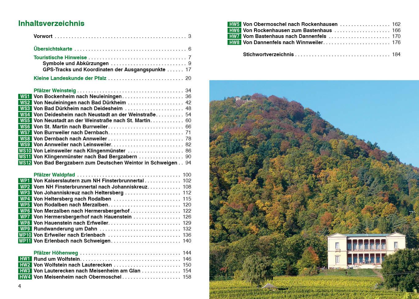 Beispielinhalt (Bild) Pfälzer Weinsteig