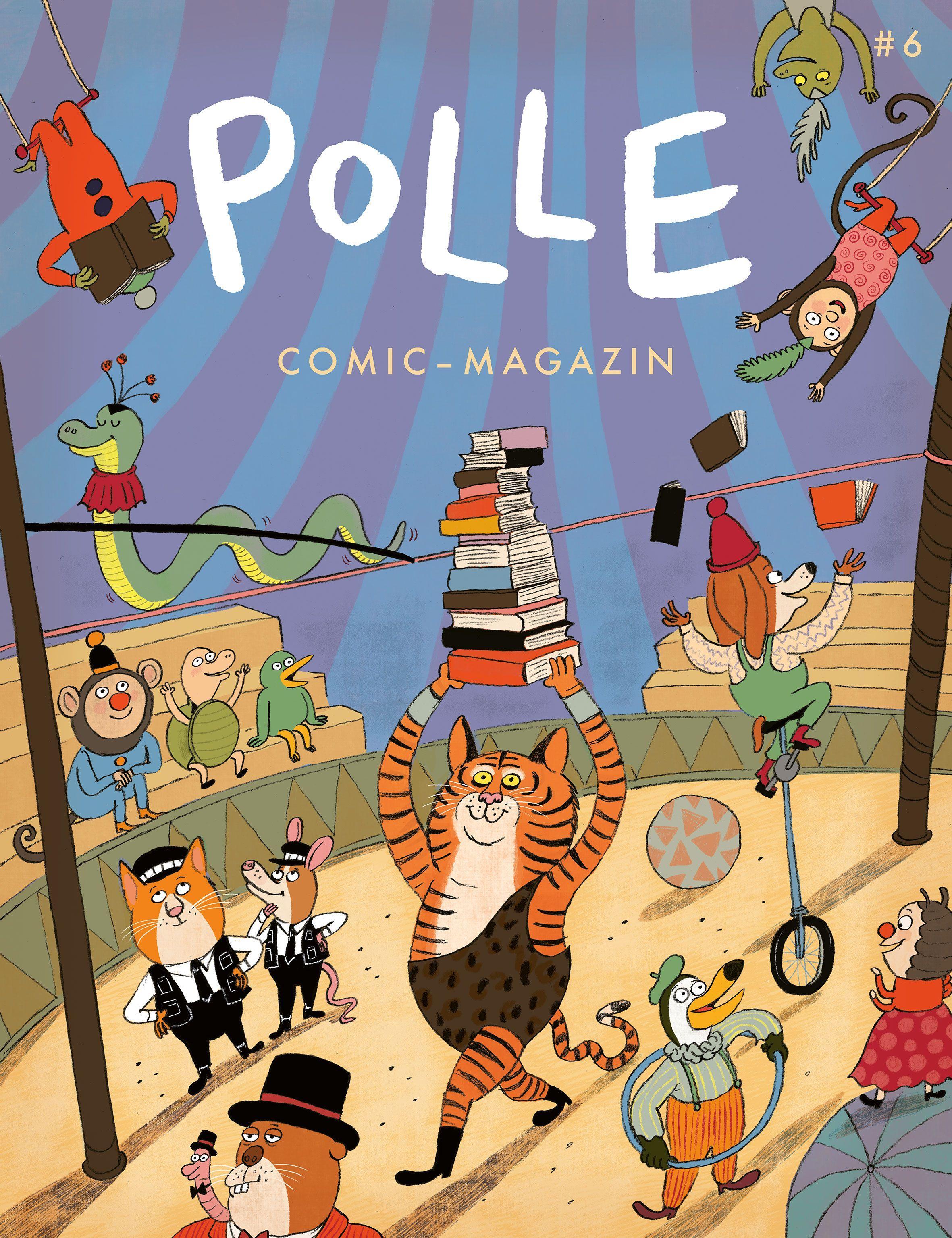 Vorderes Coverbild POLLE #6: Kindercomic-Magazin
